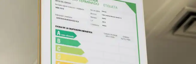 Certificado energético de vivienda