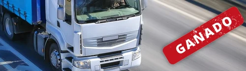 Cartel de camiones