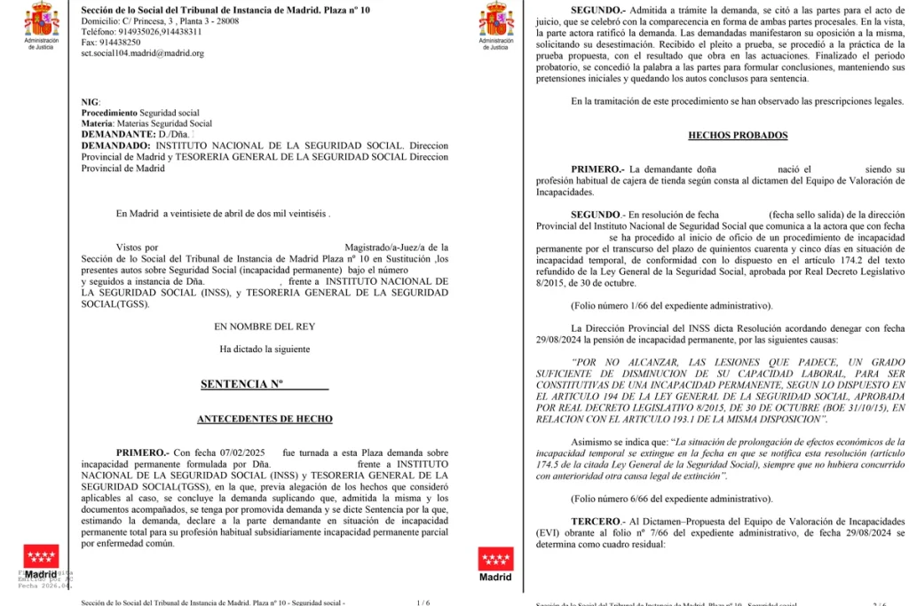 Imagen del El fallo del tribunal y el beneficio económico